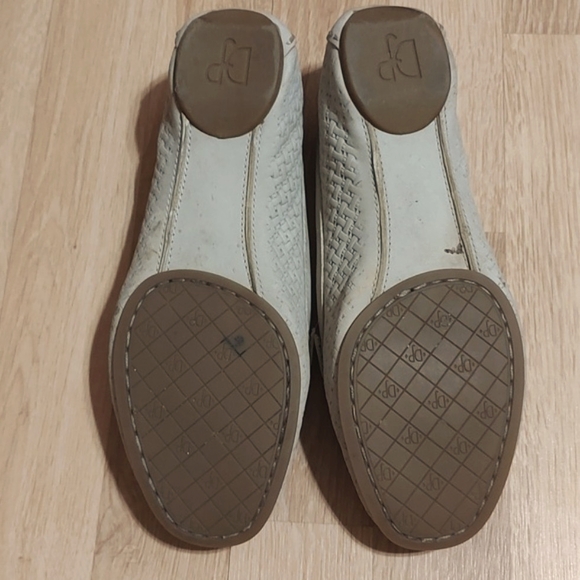 Donald Pliner Light Taupe Filo Horsebit Woven Look Driving Loafer Size 8 - Picture 7 of 9